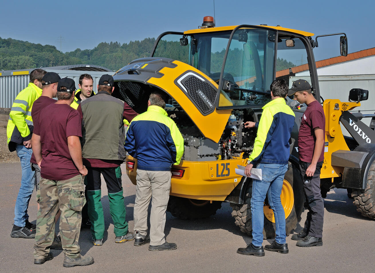 First Volvo electric compact wheel loader a tree-mendous success for ...