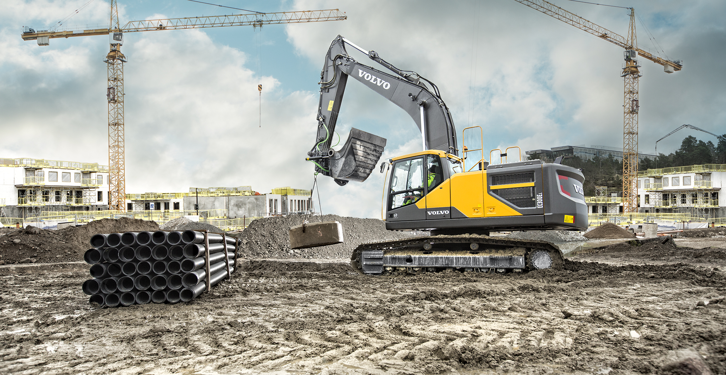 Pioneering electro-hydraulic solution significantly improving fuel efficiency in construction equipment