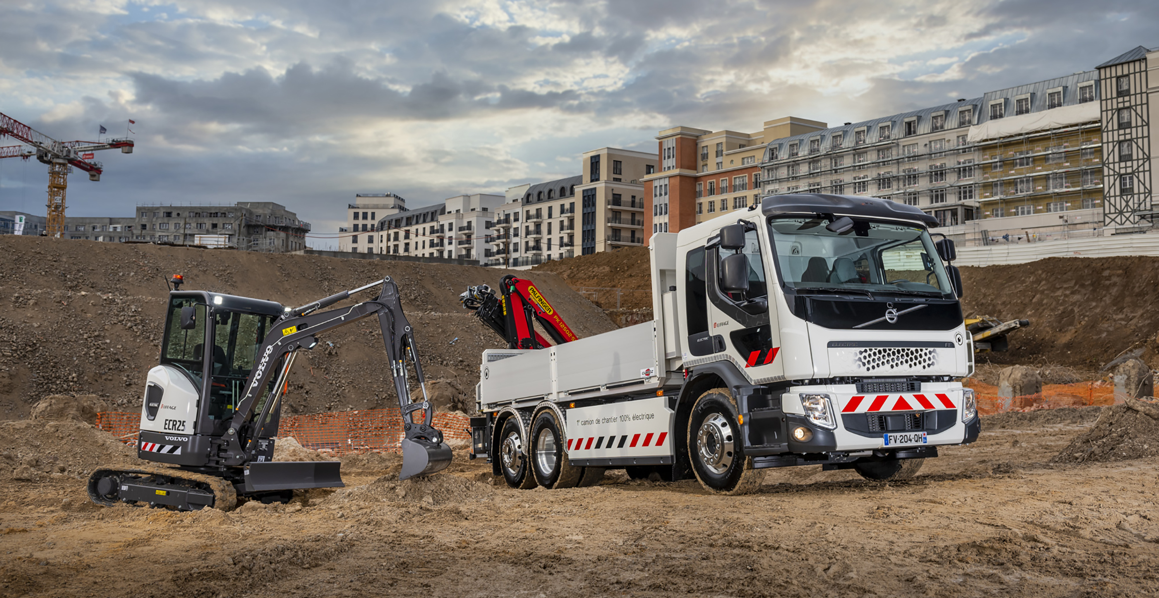 Volvo ECR25 Electric und FE Electric