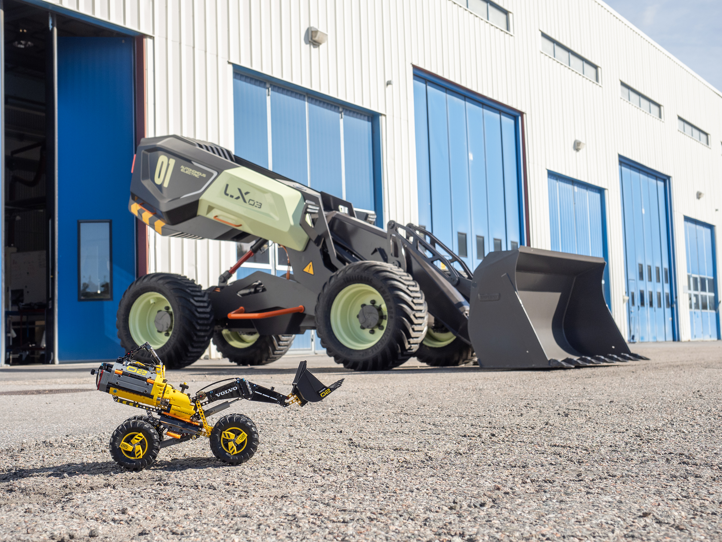 Volvo concept wheel loader zeux hot sale