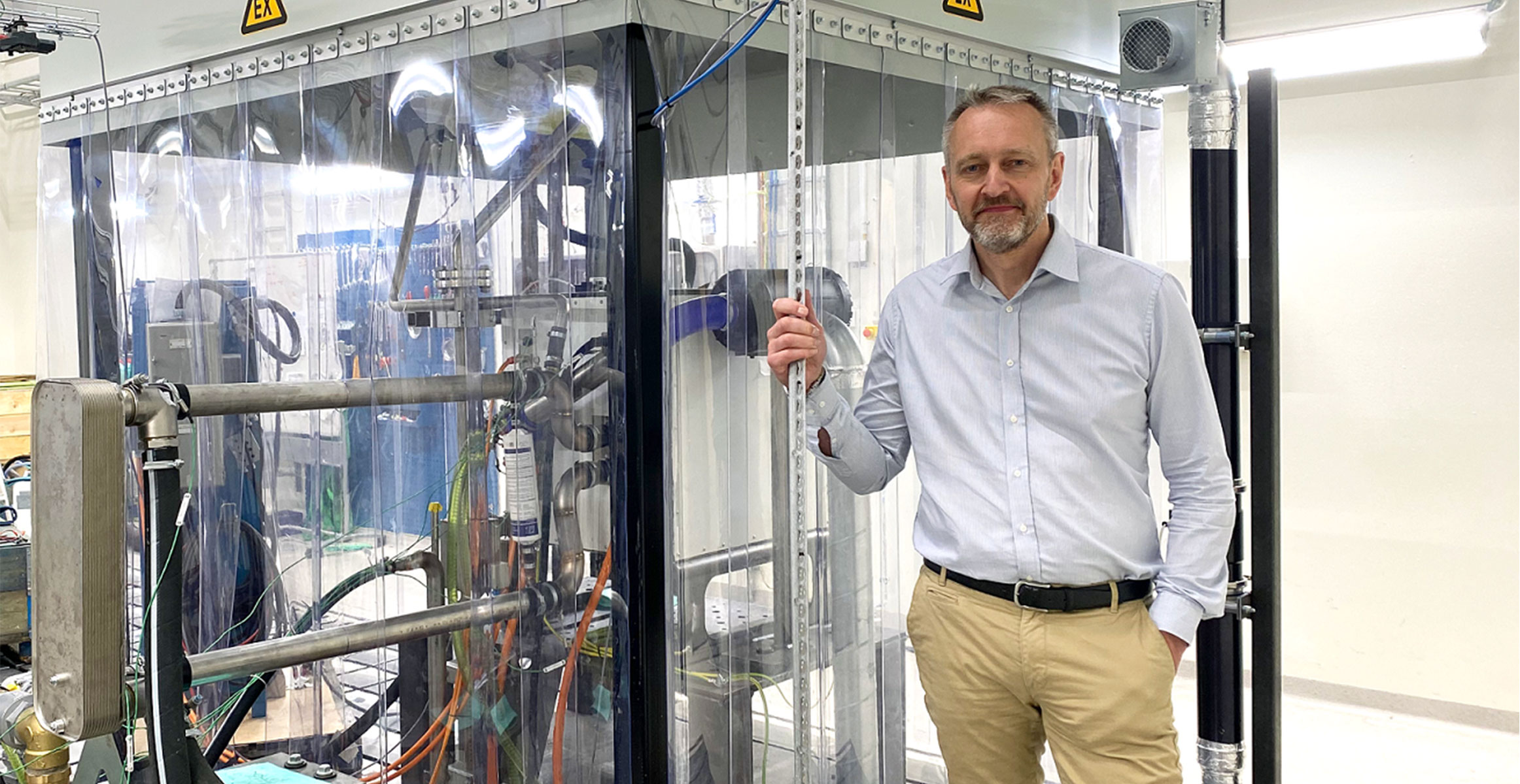 Volvo CE takes big step towards a carbon neutral future with hydrogen Fuel Cell Test Lab