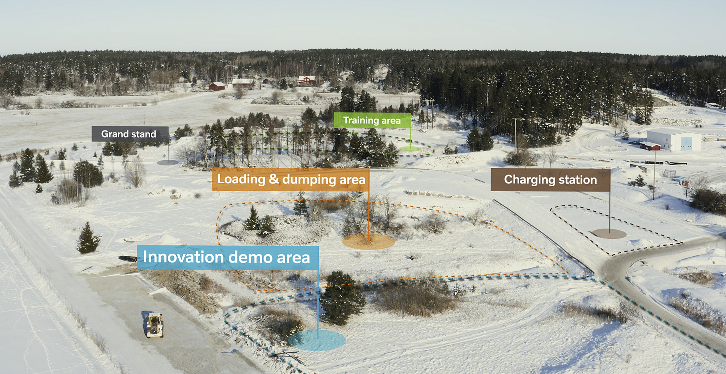 Volvo CE errichtet neuen Test- und Demo-Bereich 