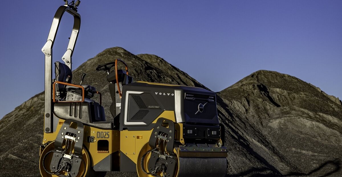 Volvo Construction Equipment opens pre-order tool in North America for new DD25 Electric asphalt compactor