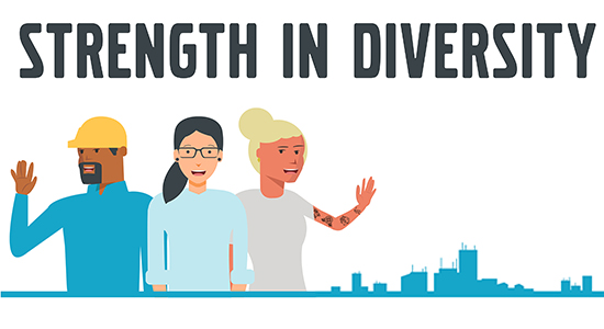 Strength In Differences Infographic: Strength in diversity