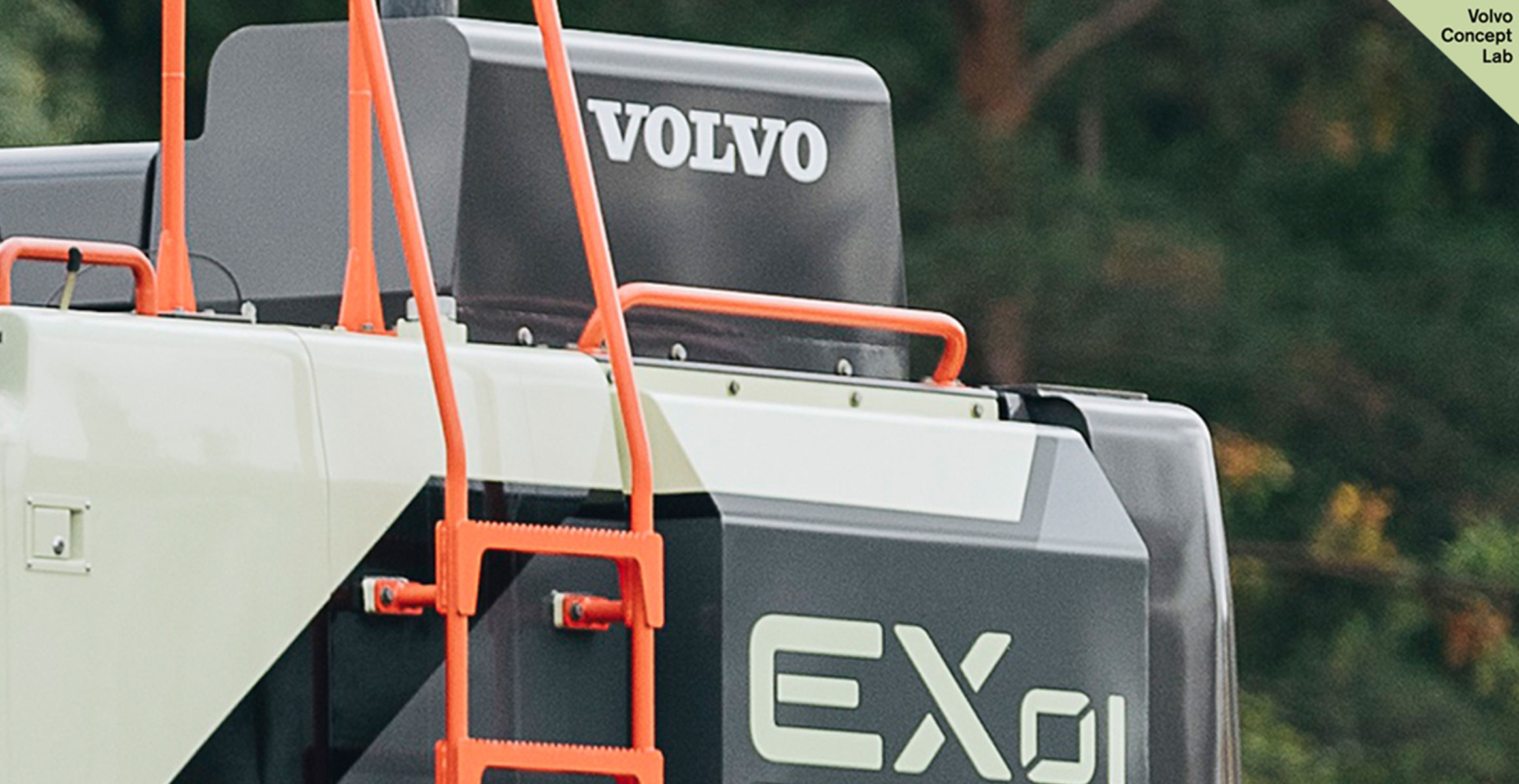 Máquina Volvo em uso