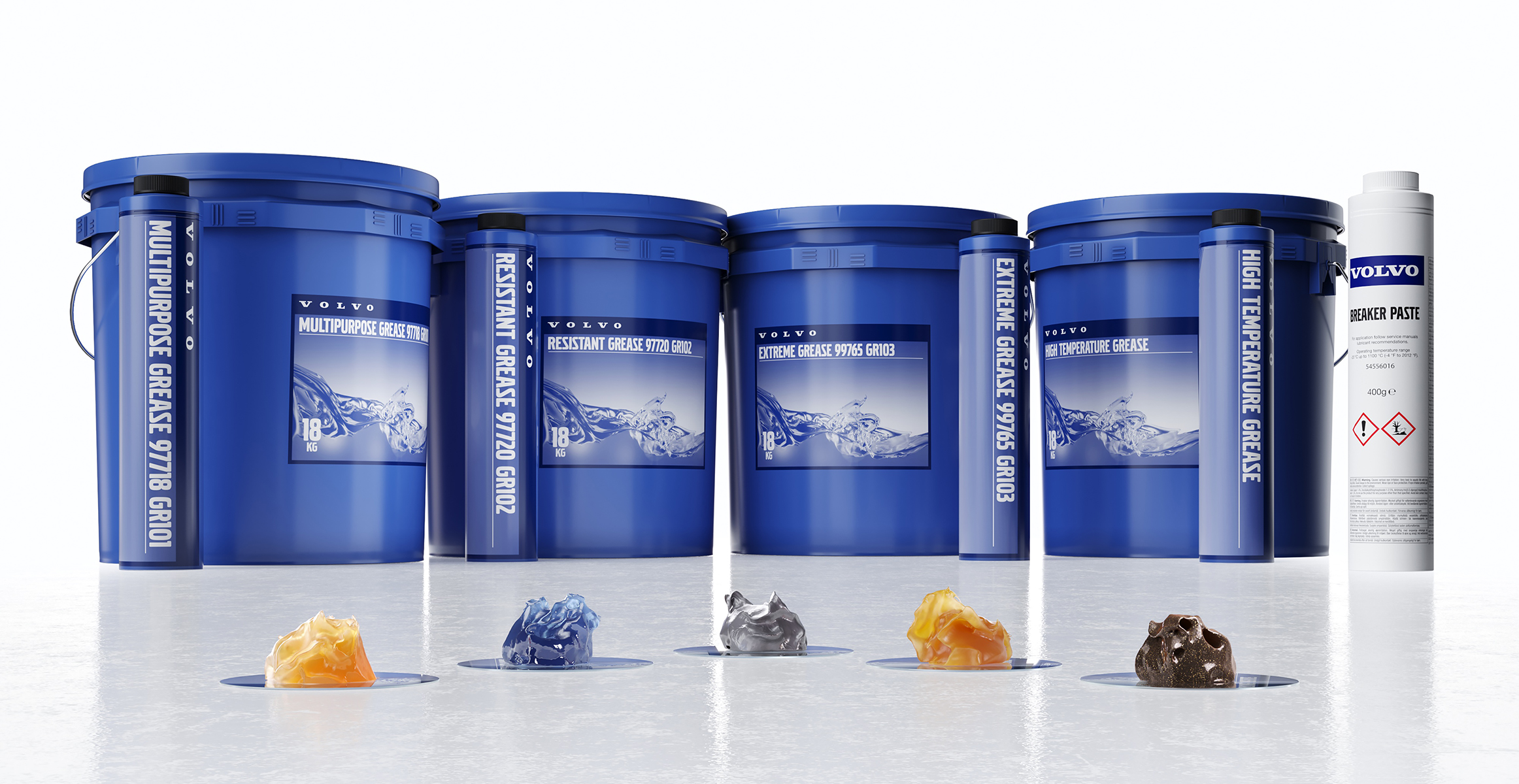 volvo grease full range