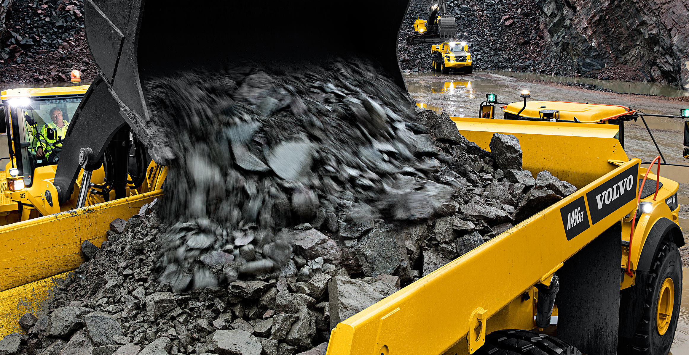 Volvo Articulated hauler A45GFS T2 and T4