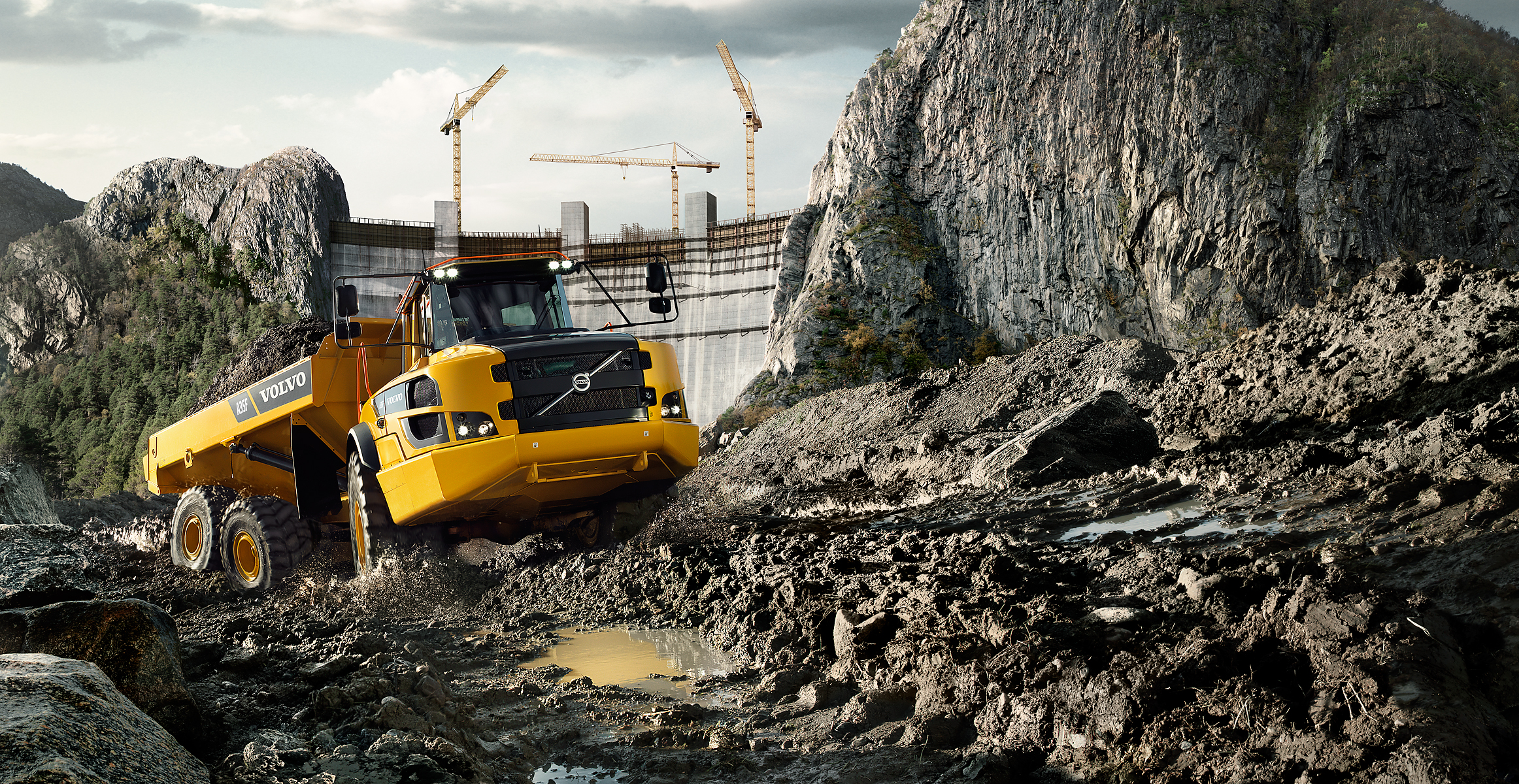 Caminhão articulado Volvo A35F T2