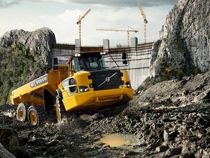 volvo dumper a40g t4f
