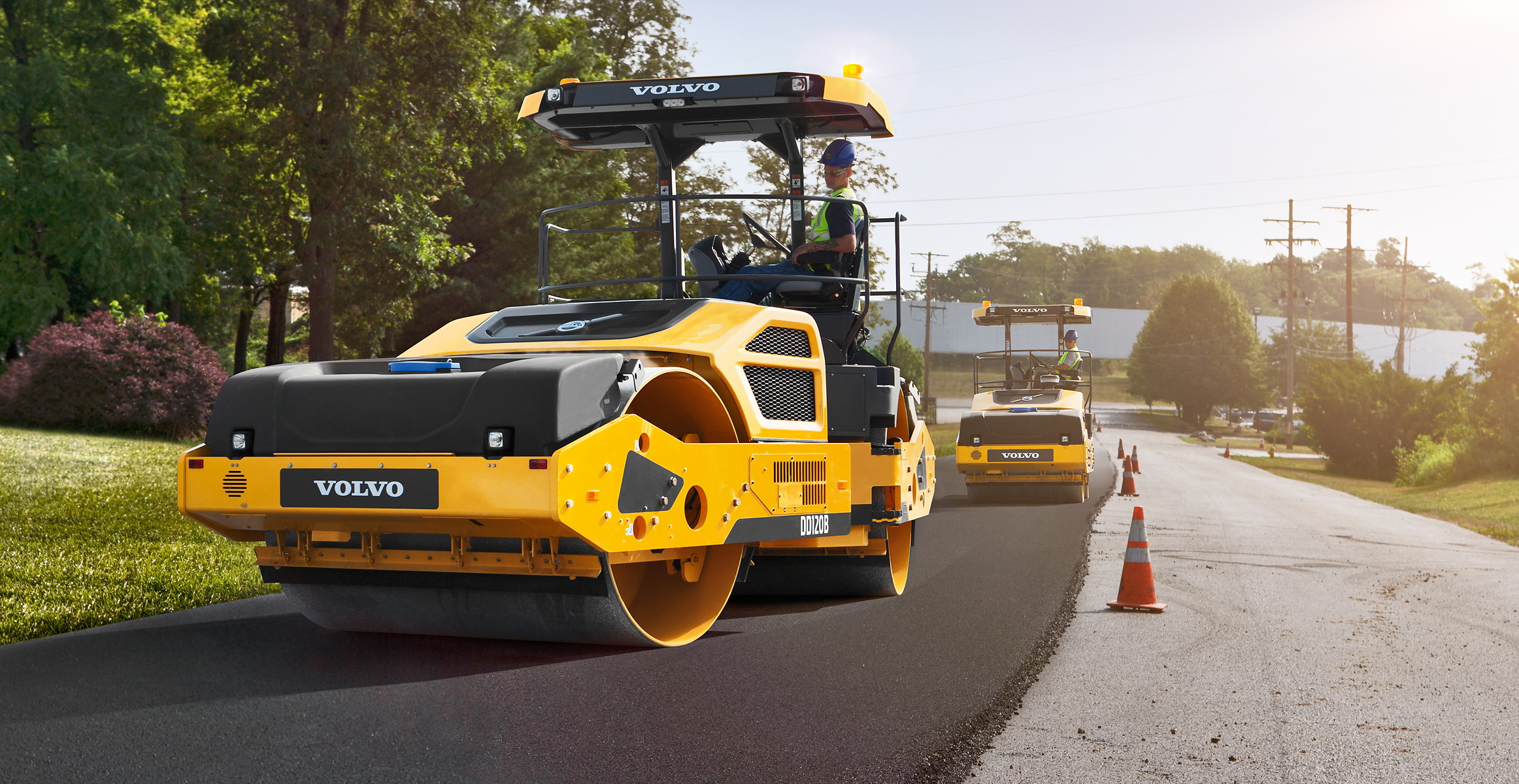 volvo asphalt compactor dd120b t