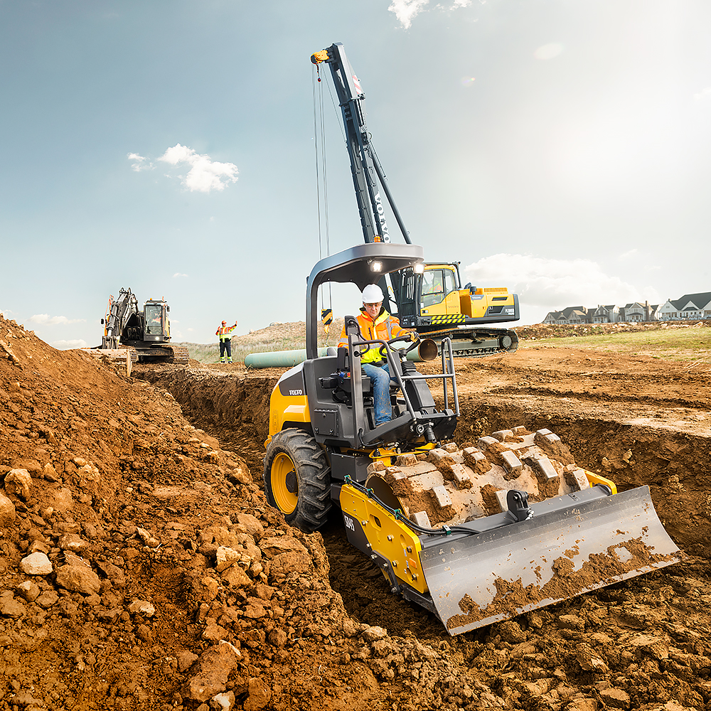 Как выбрать каток для уплотнения грунта - фото