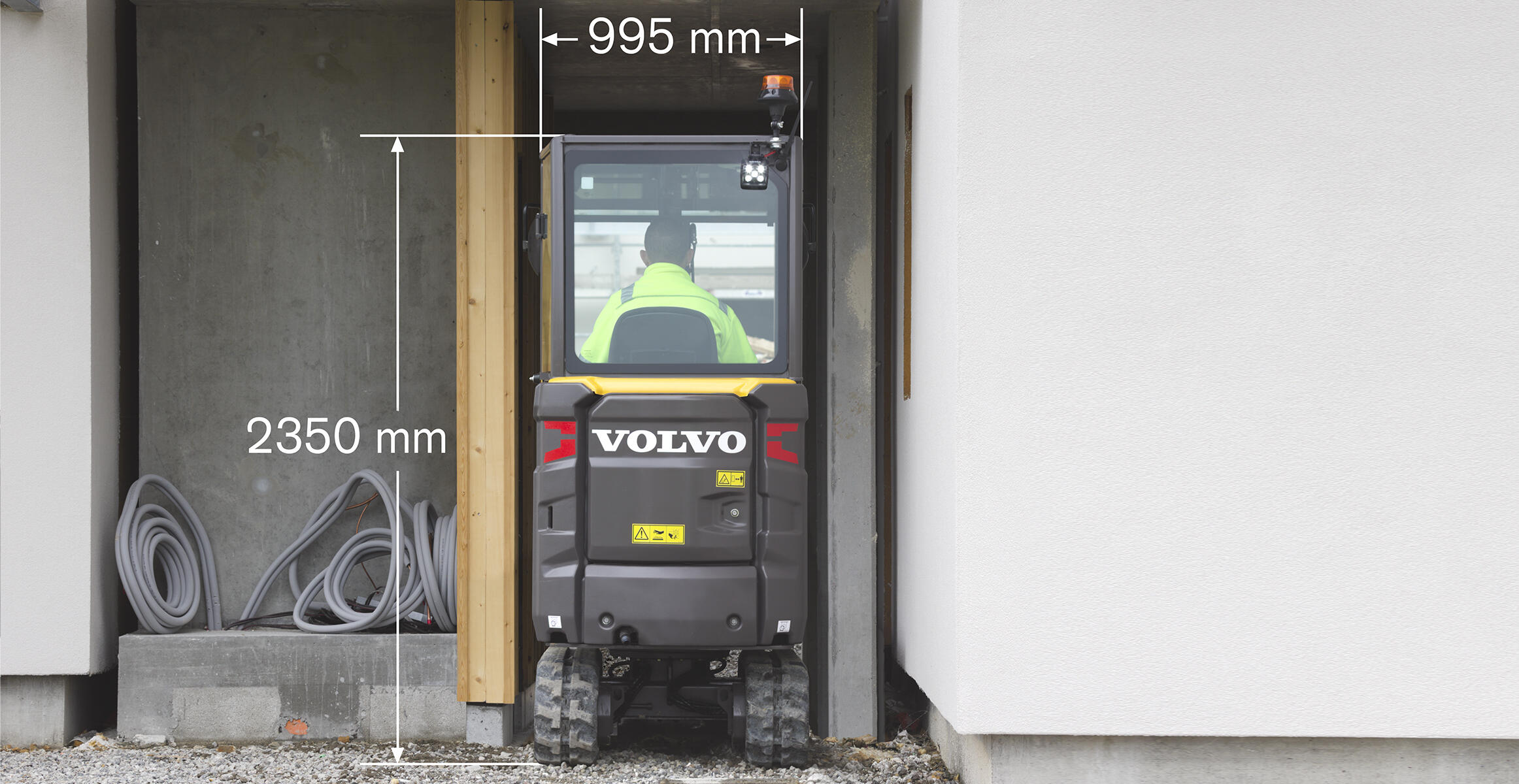 Volvo kompakt gravemaskine