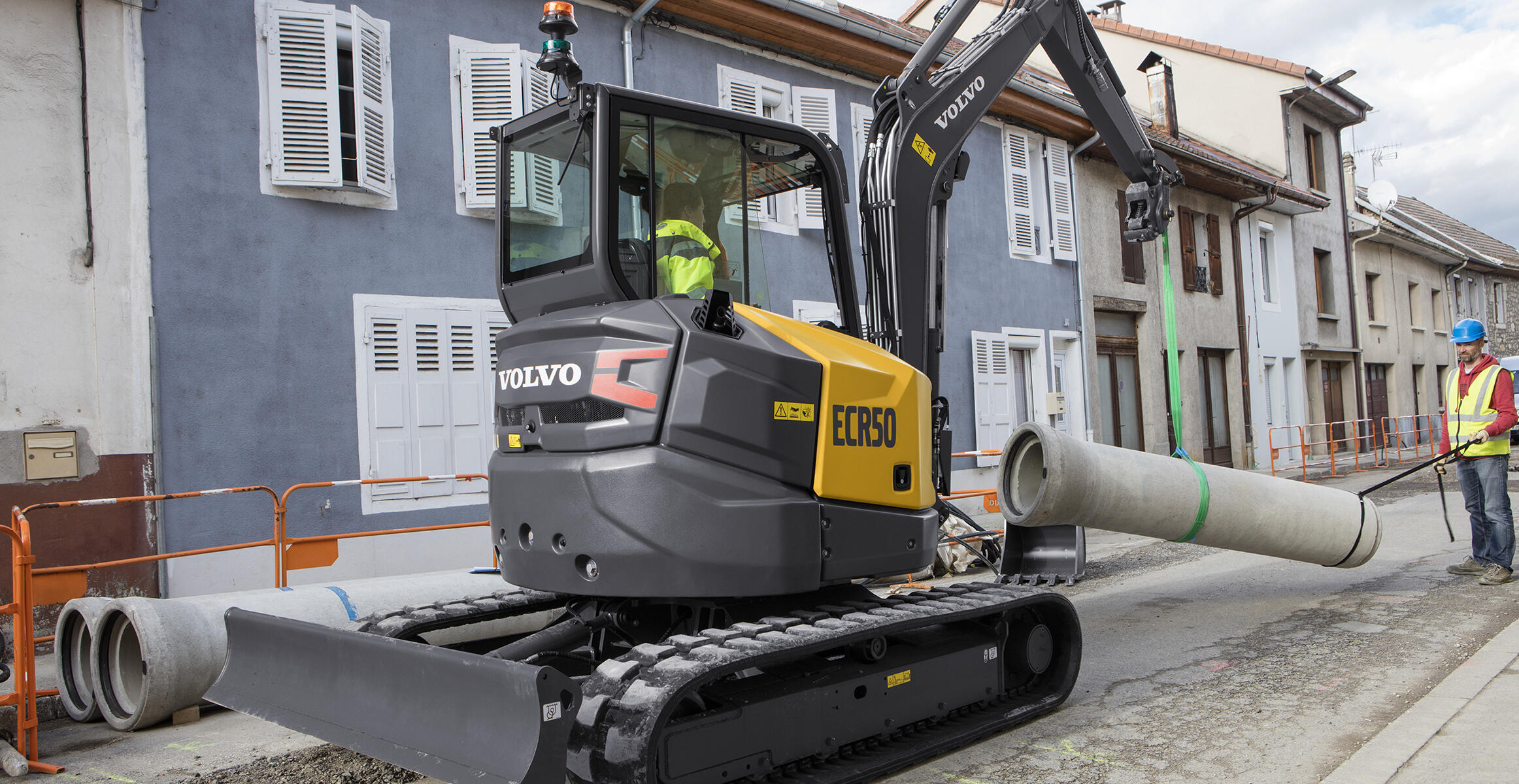 Escavatore compatto Volvo ECR50F ECR58F
