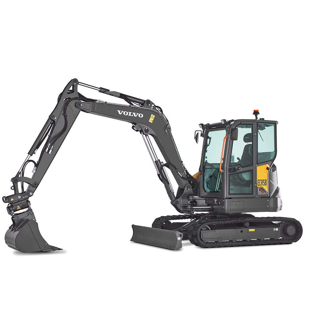 ECR58 | Excavators | Competitor comparison | Volvo Construction Equipment
