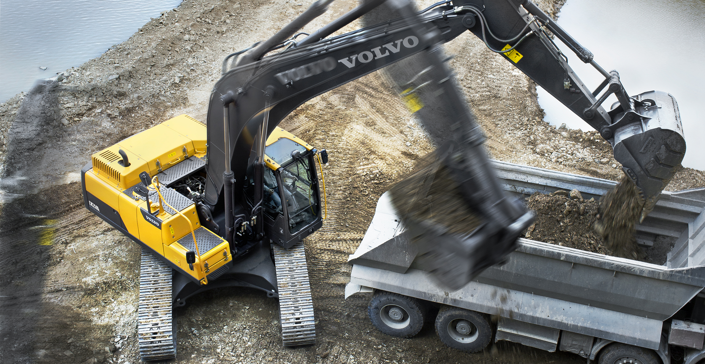 Экскаватор volvo ec250dl