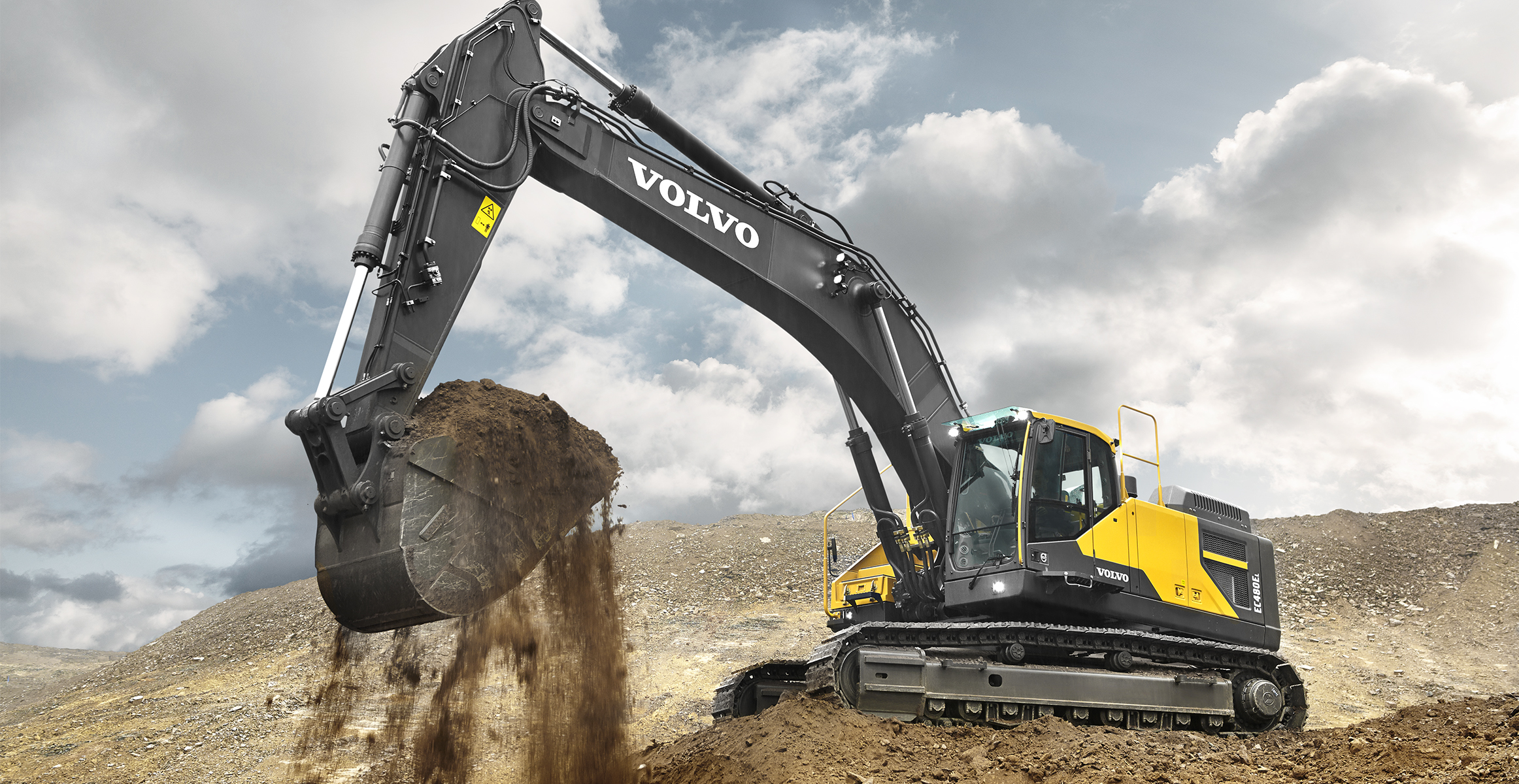 △入手困難！VOLVO特注！1/50 ボルボ VOLVO EC480E L Excavator 油圧ショベル 建設機械 