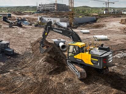 volvo grävmaskin ec220e t4f