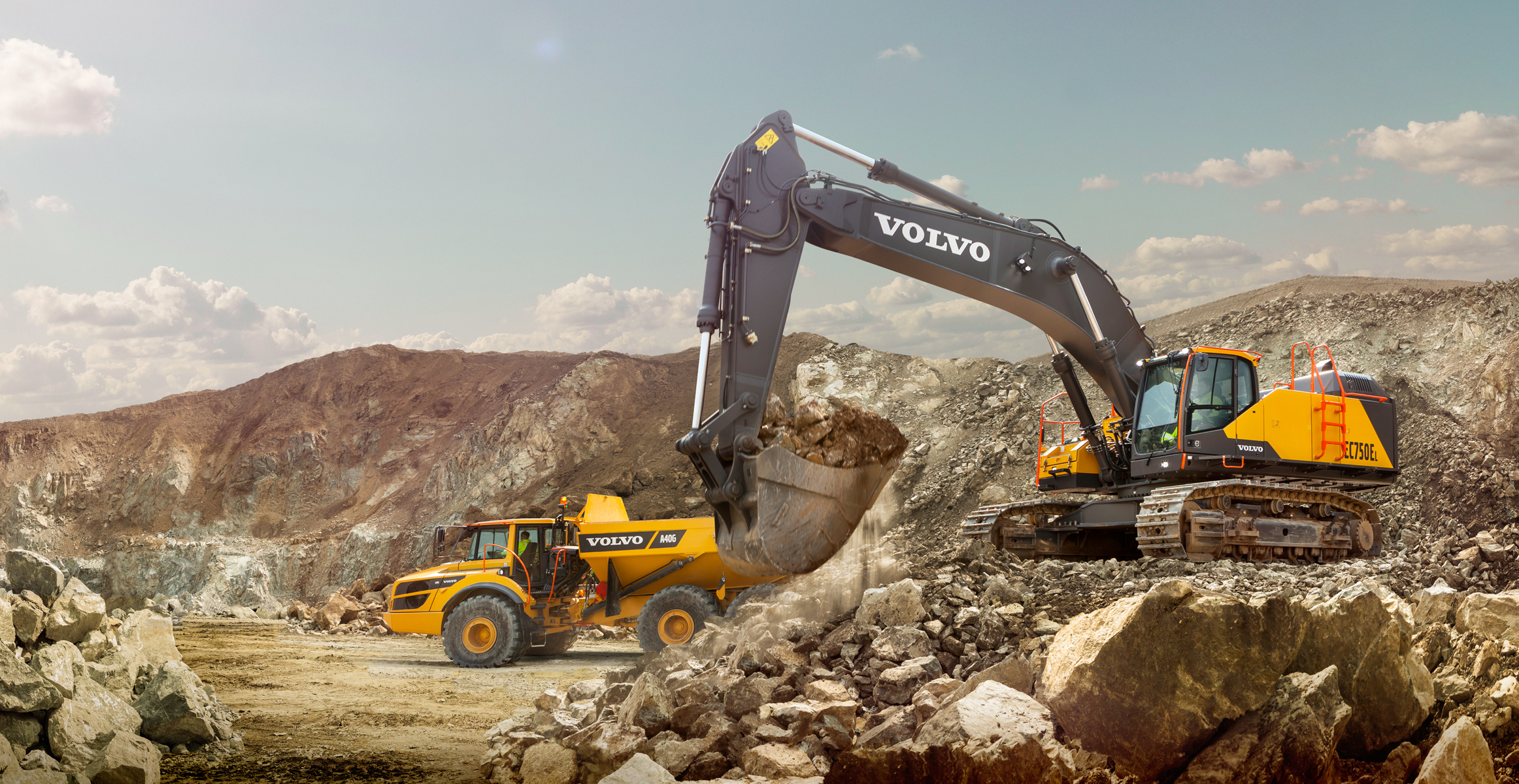 Ec750e Excavators Overview Volvo Construction Equipment
