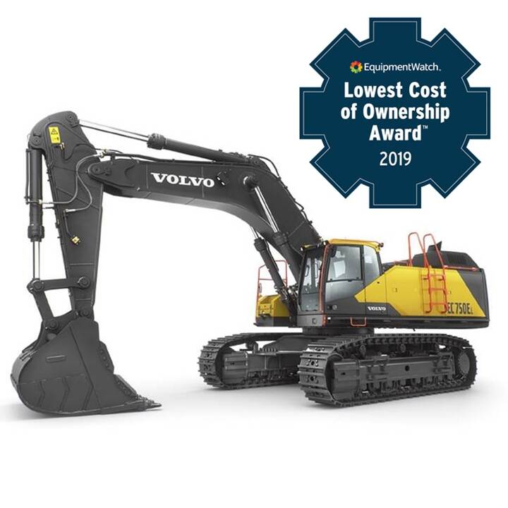 EC750E | Excavators | Overview | Volvo Construction Equipment