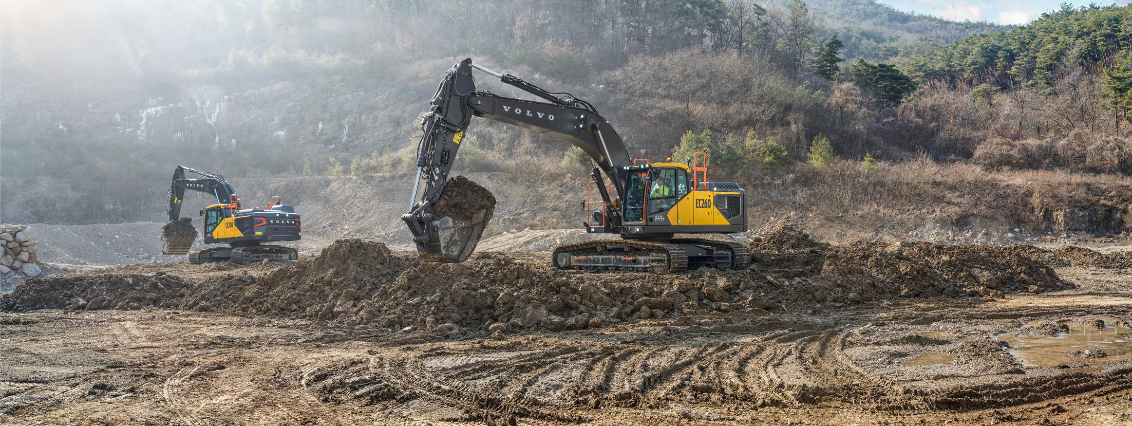 Volvo crawler excavators EC260