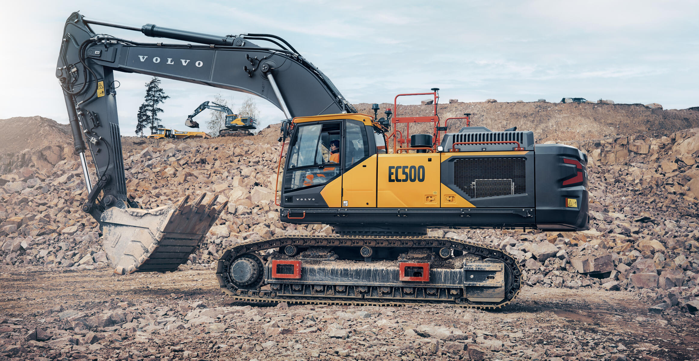 Volvo crawler excavator EC500