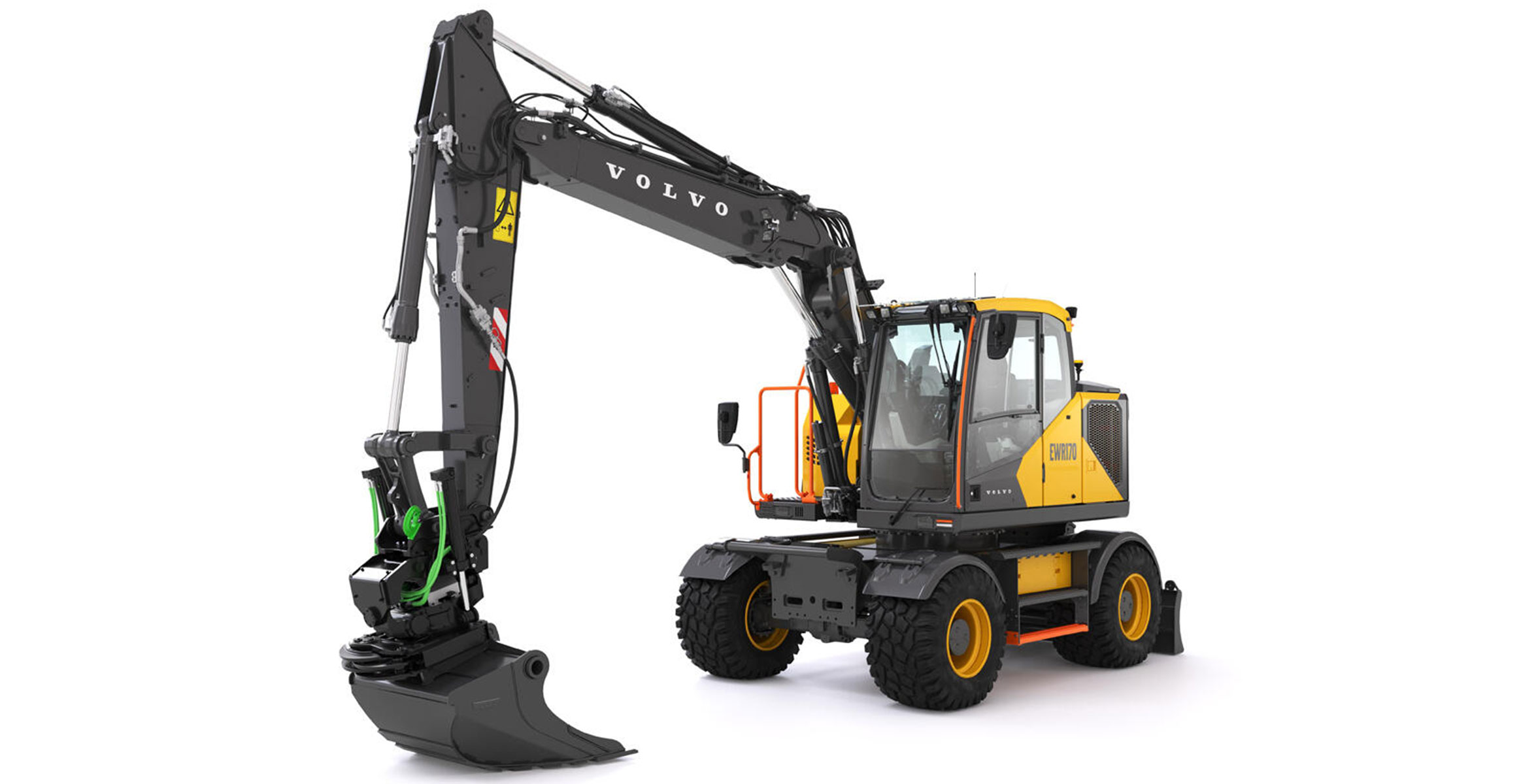 Wheeled Excavators - EWR170f