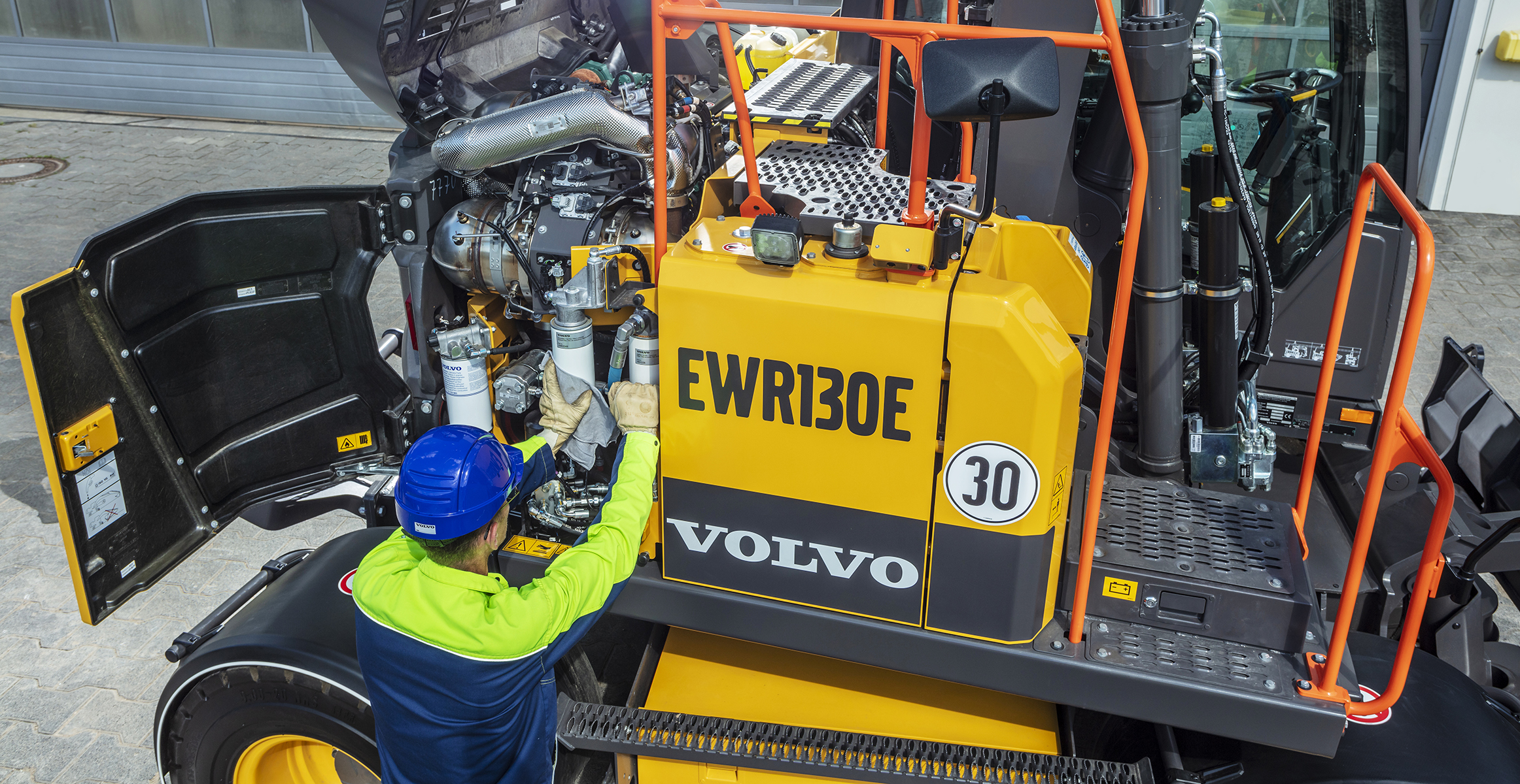 ewr130e gravemaskiner oversikt volvo construction equipment