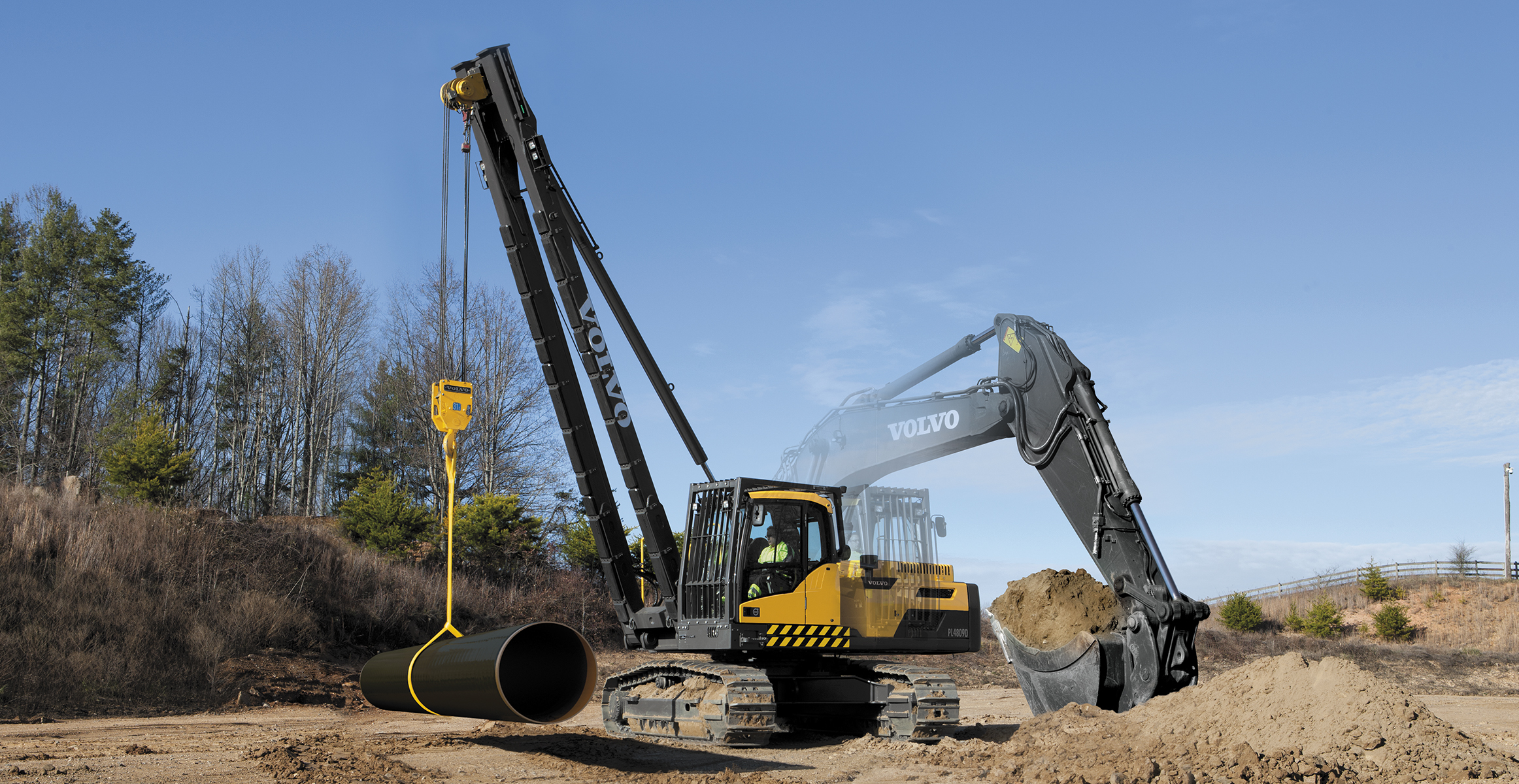 Трубоукладчик volvo pl4809d