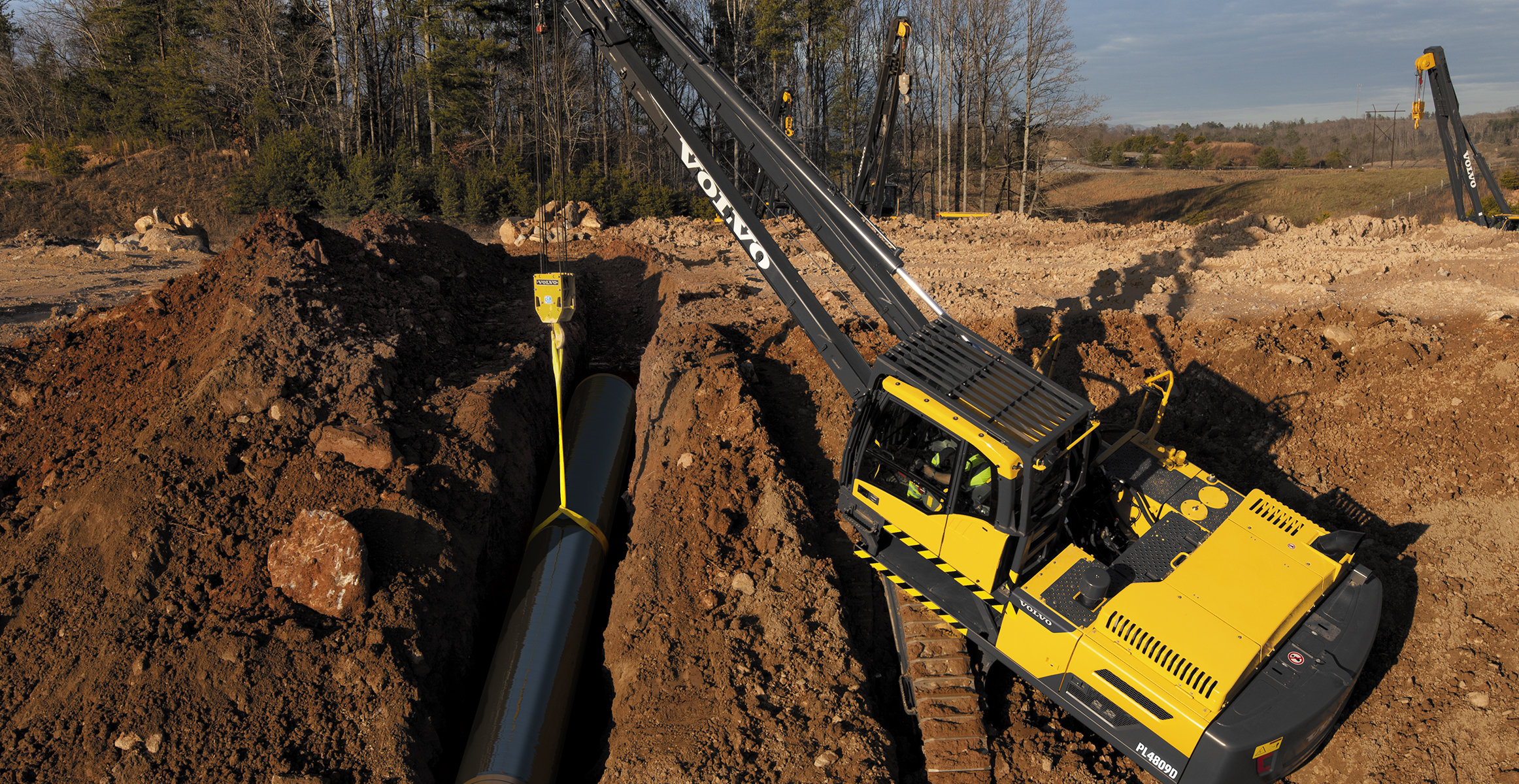 Трубоукладчик volvo pl4809d