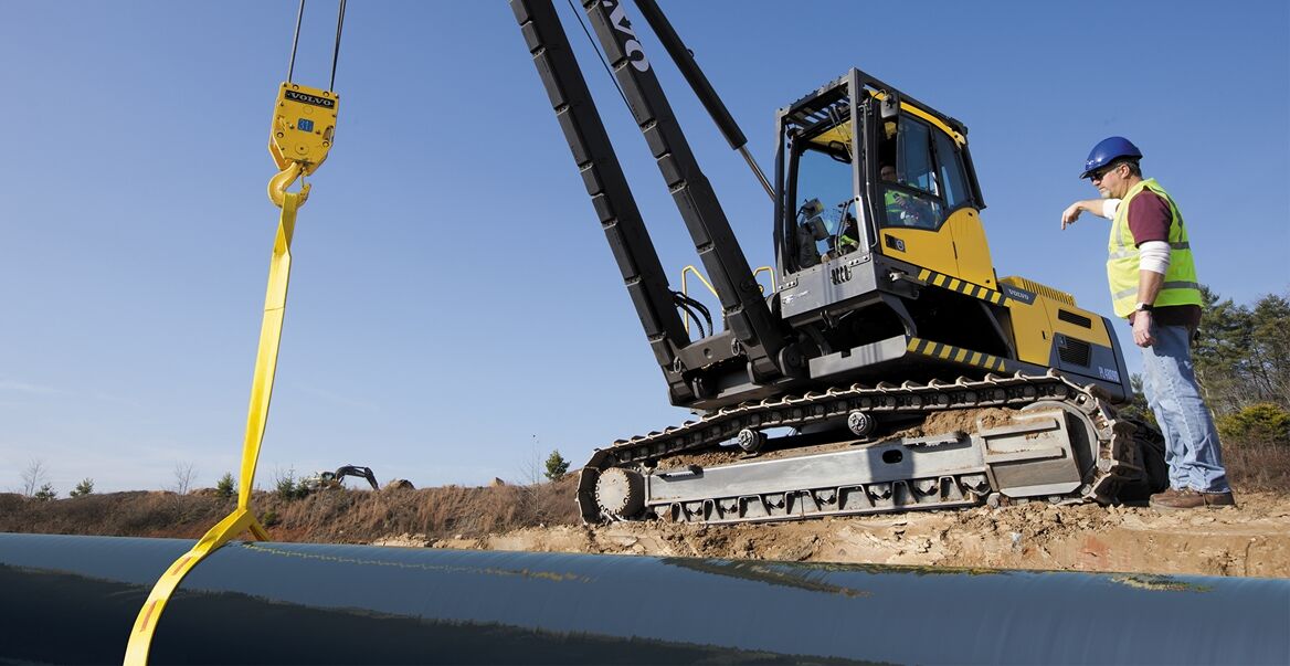 Трубоукладчик volvo pl4809d