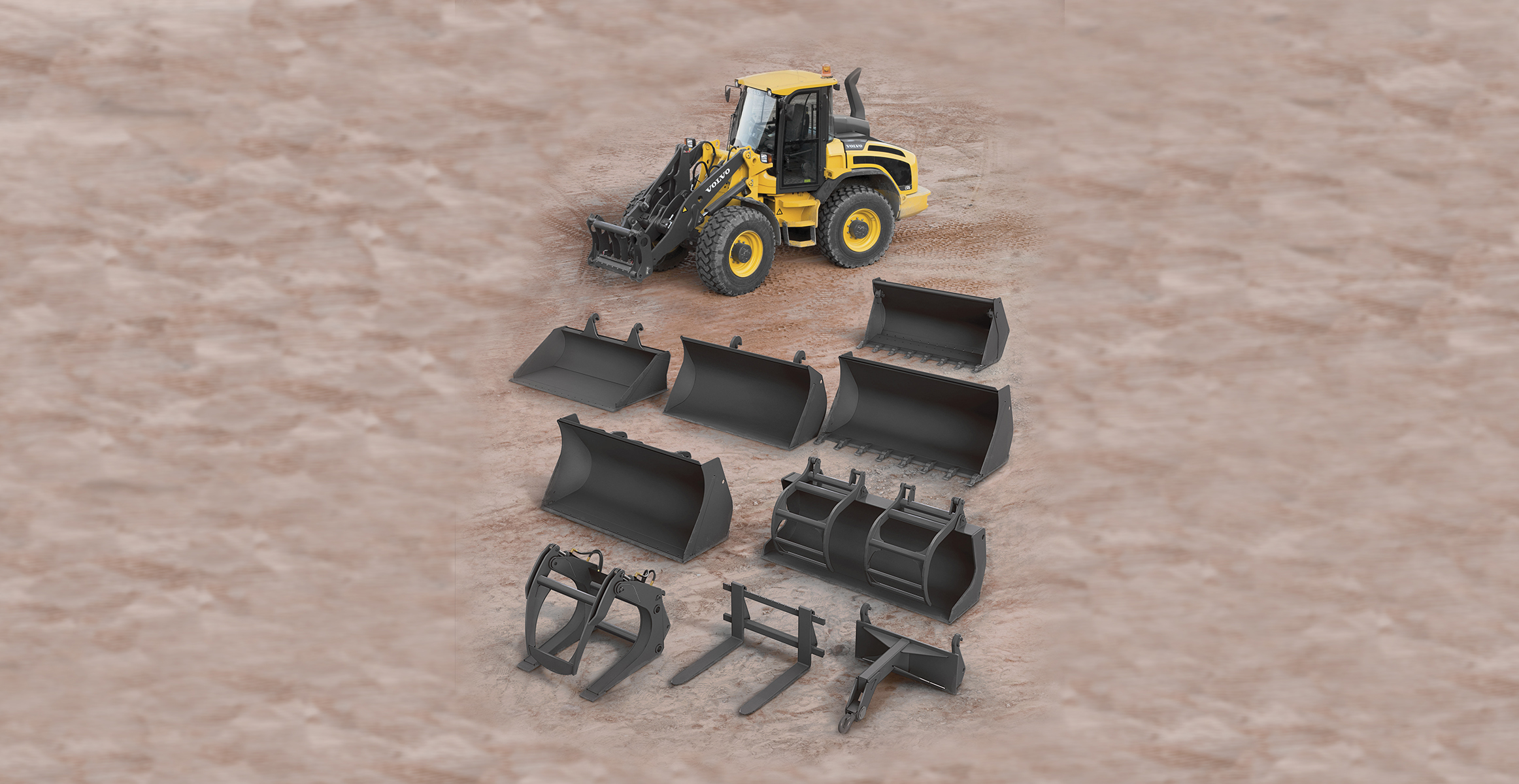 Ams Construction Parts Volvo Wheel Loader Attachments