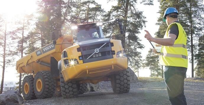 Volvo machine operator training