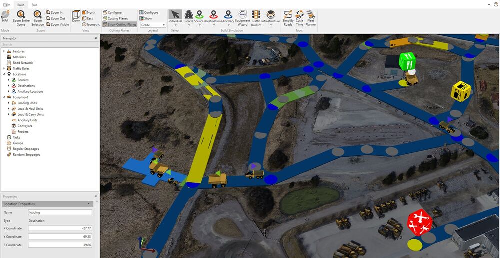 Volvo Site Simulation
