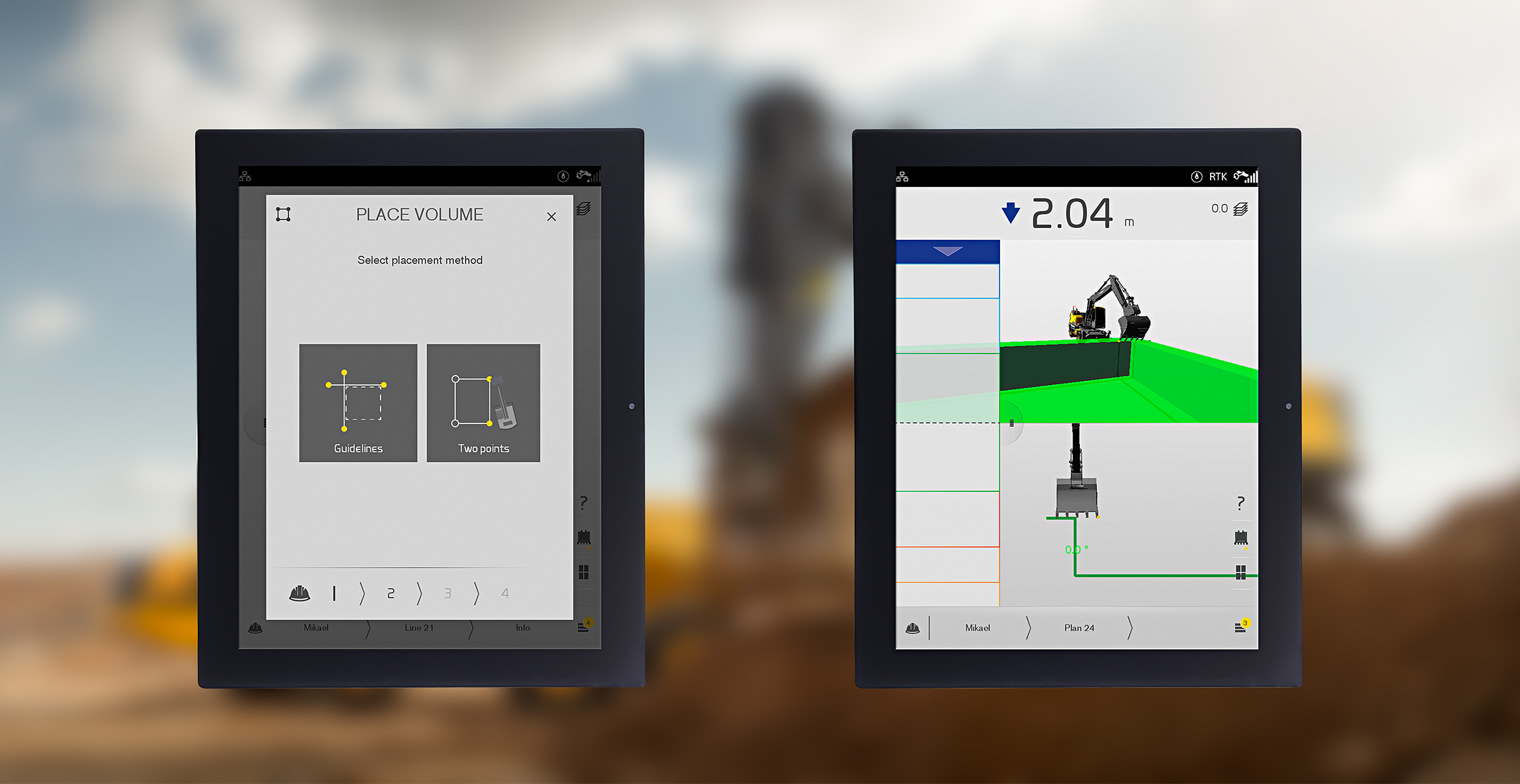 Volvo Services Infield design