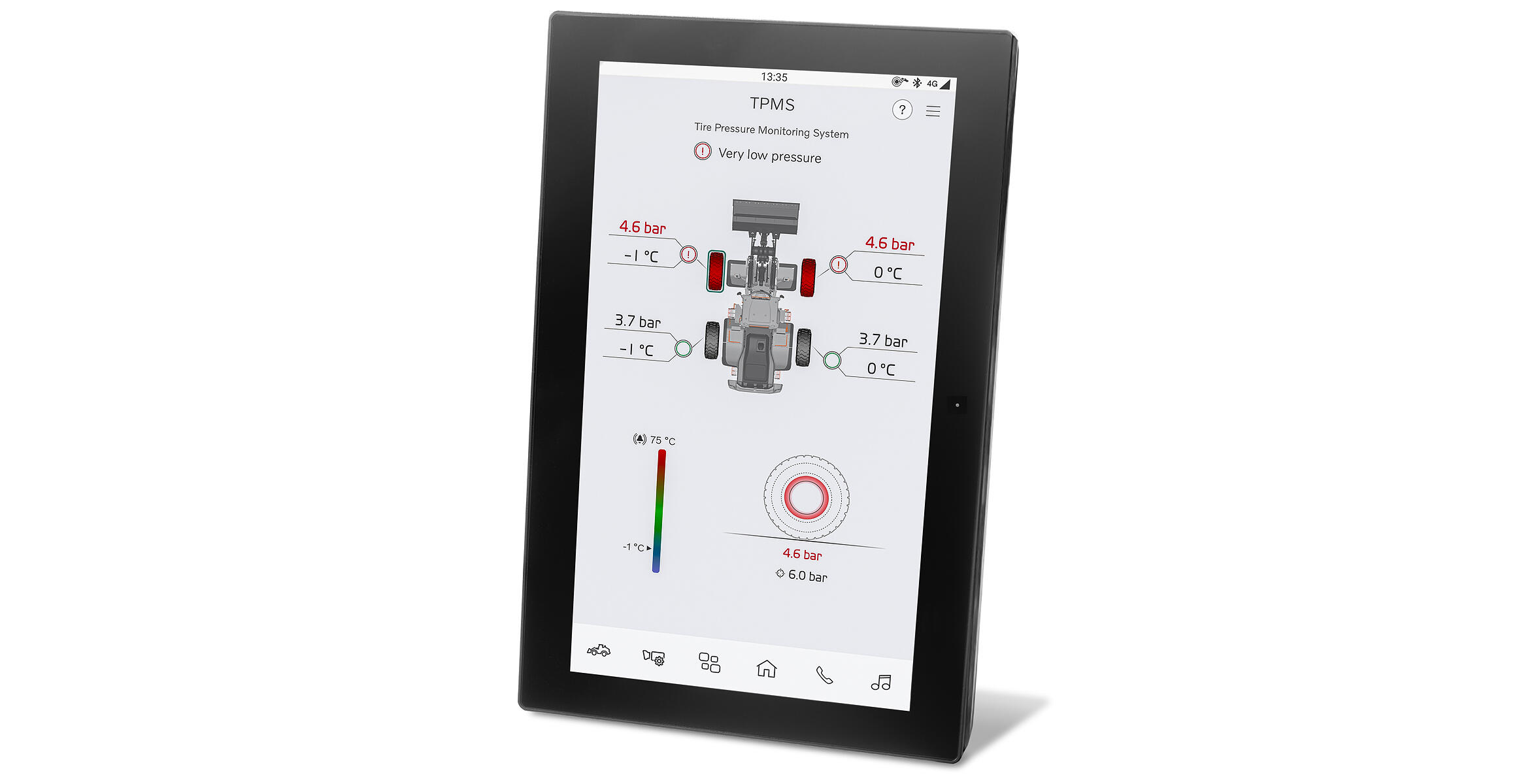 Volvo Load Assist Tire Pressure Monitoring System