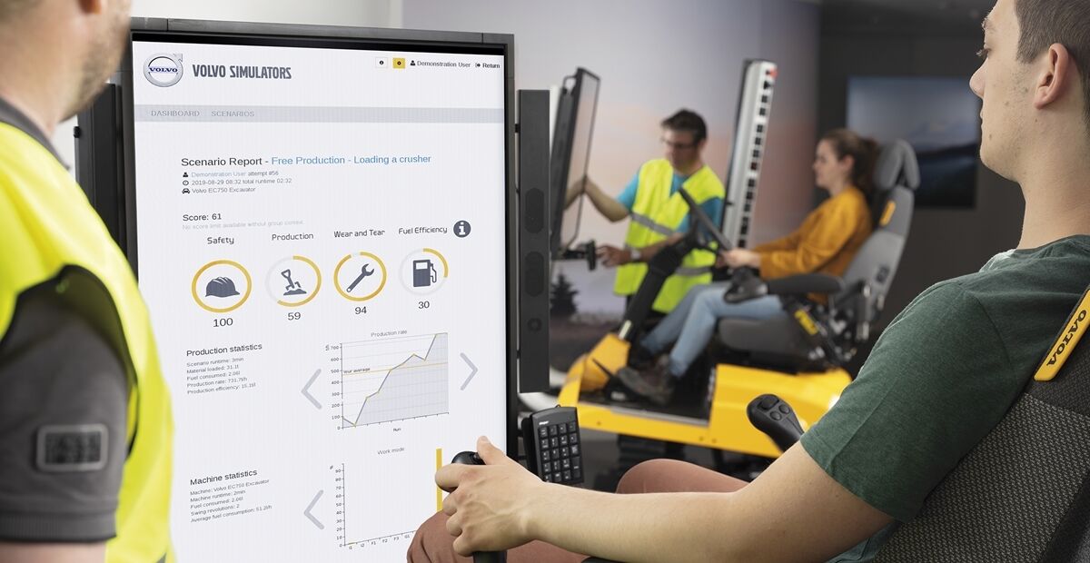 Volvo Sensor Simulator Volvo Simulators | Enhance Operator Training | Volvo CE AFR