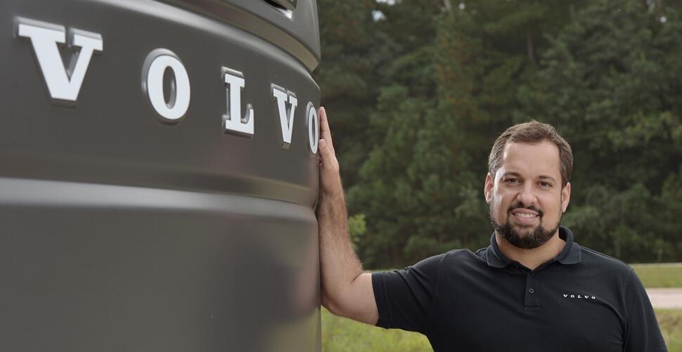 Guilherme Ferreira, gerente de suporte a vendas da Volvo CE