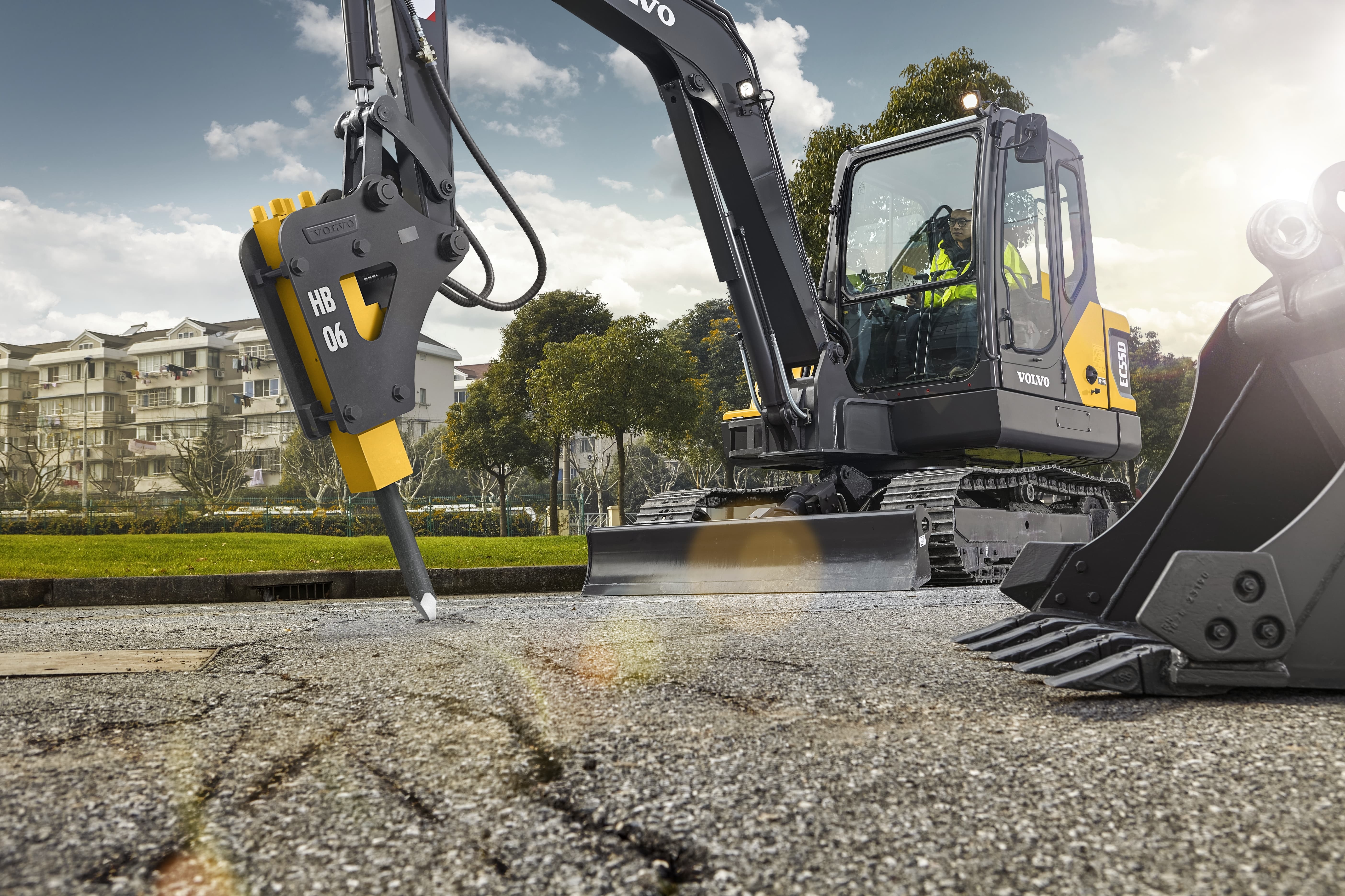 Excavadora Volvo EC55D