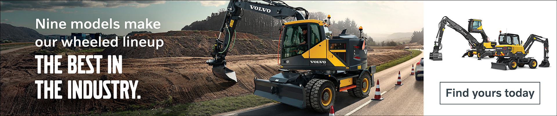 The best wheeled excavator lineup in the industry.