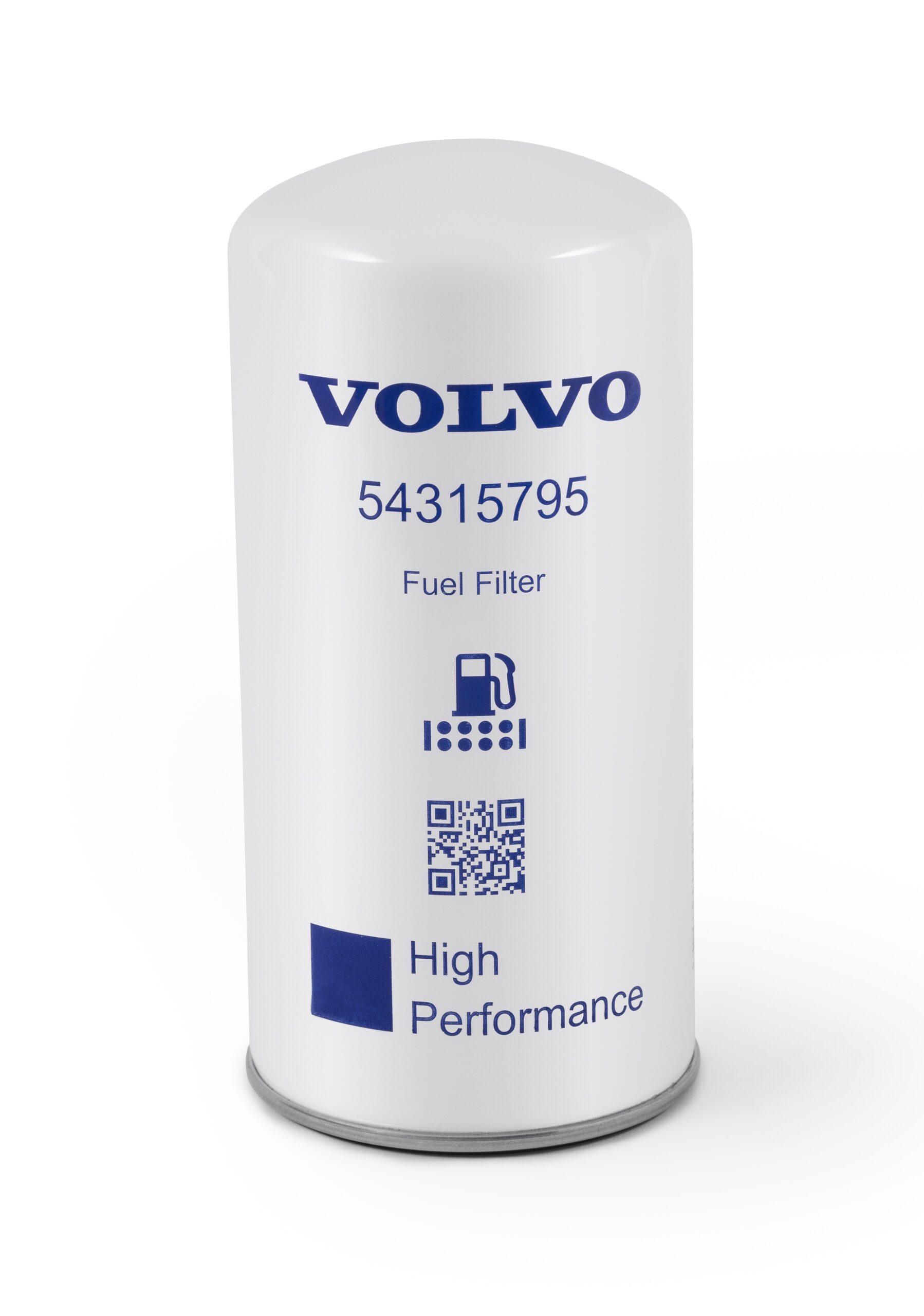 Image of a Volvo heavy equipment oil filter.
