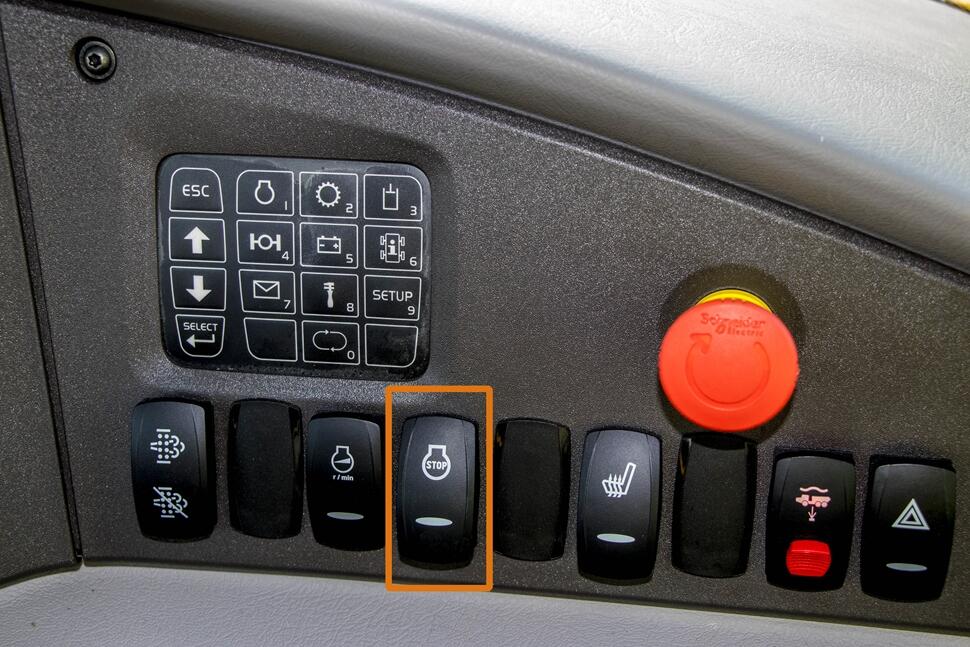 Volvo Articulated Truck Auto Shutdown