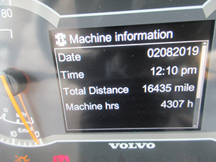 Engine Information on Used Equipment