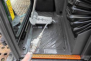 Volvo mini excavator cab