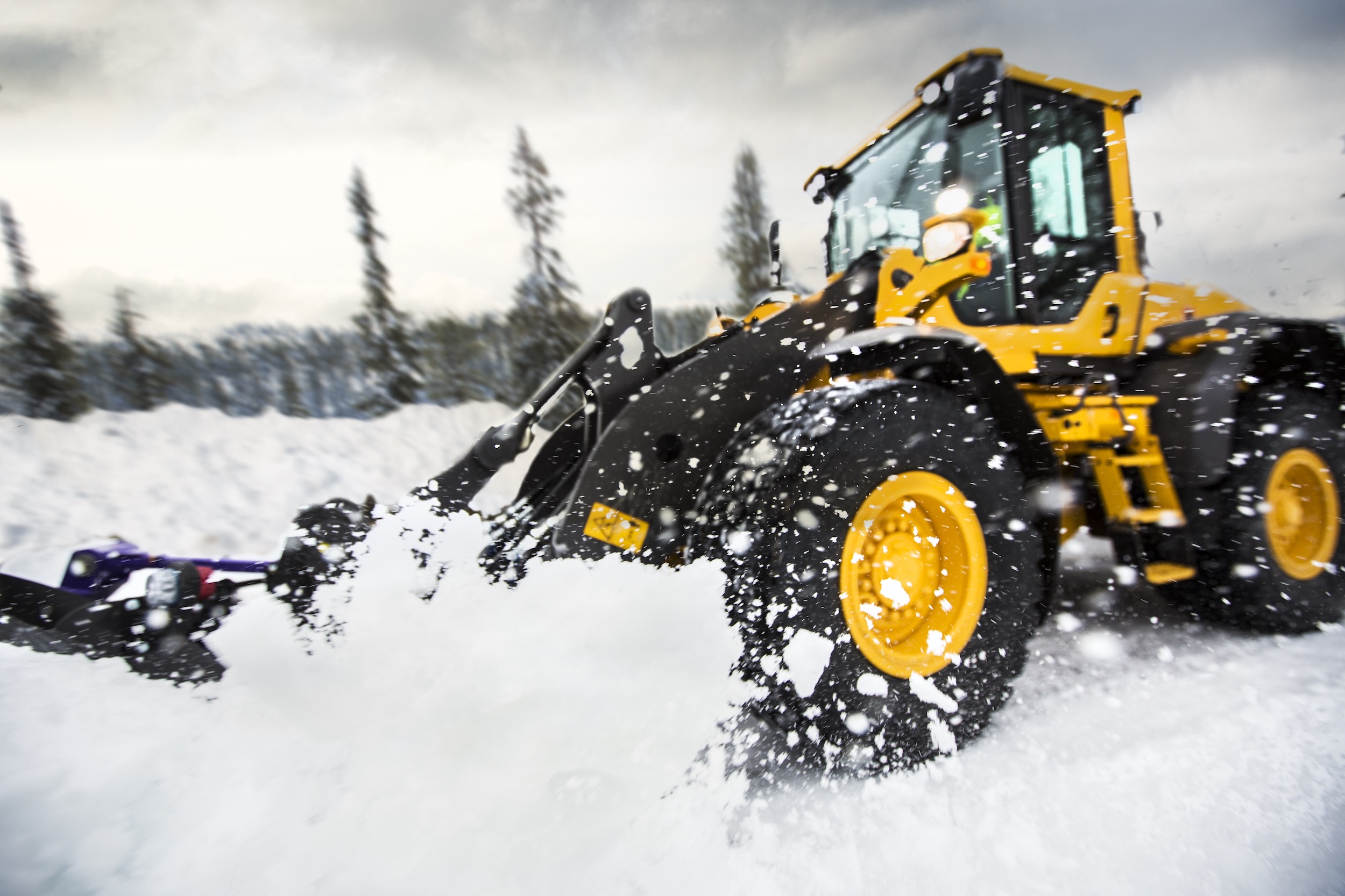 Volvo L70H for Snow Clearance