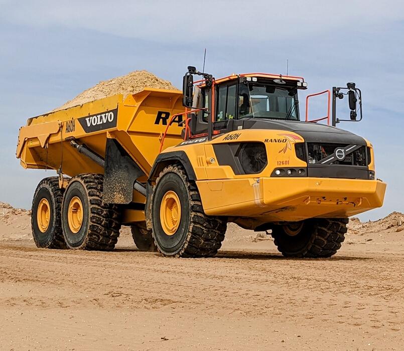 Volvo A60H with on-board weighing