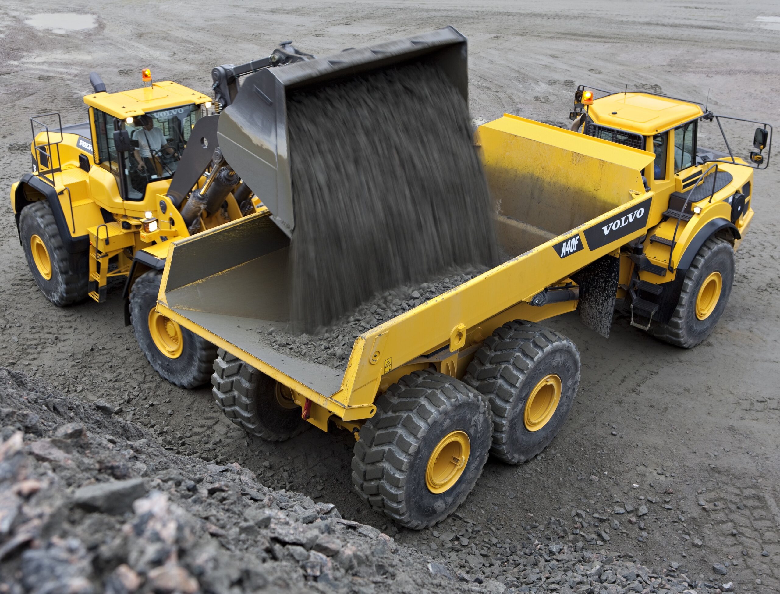 Volvo Loader and Articulated Truck