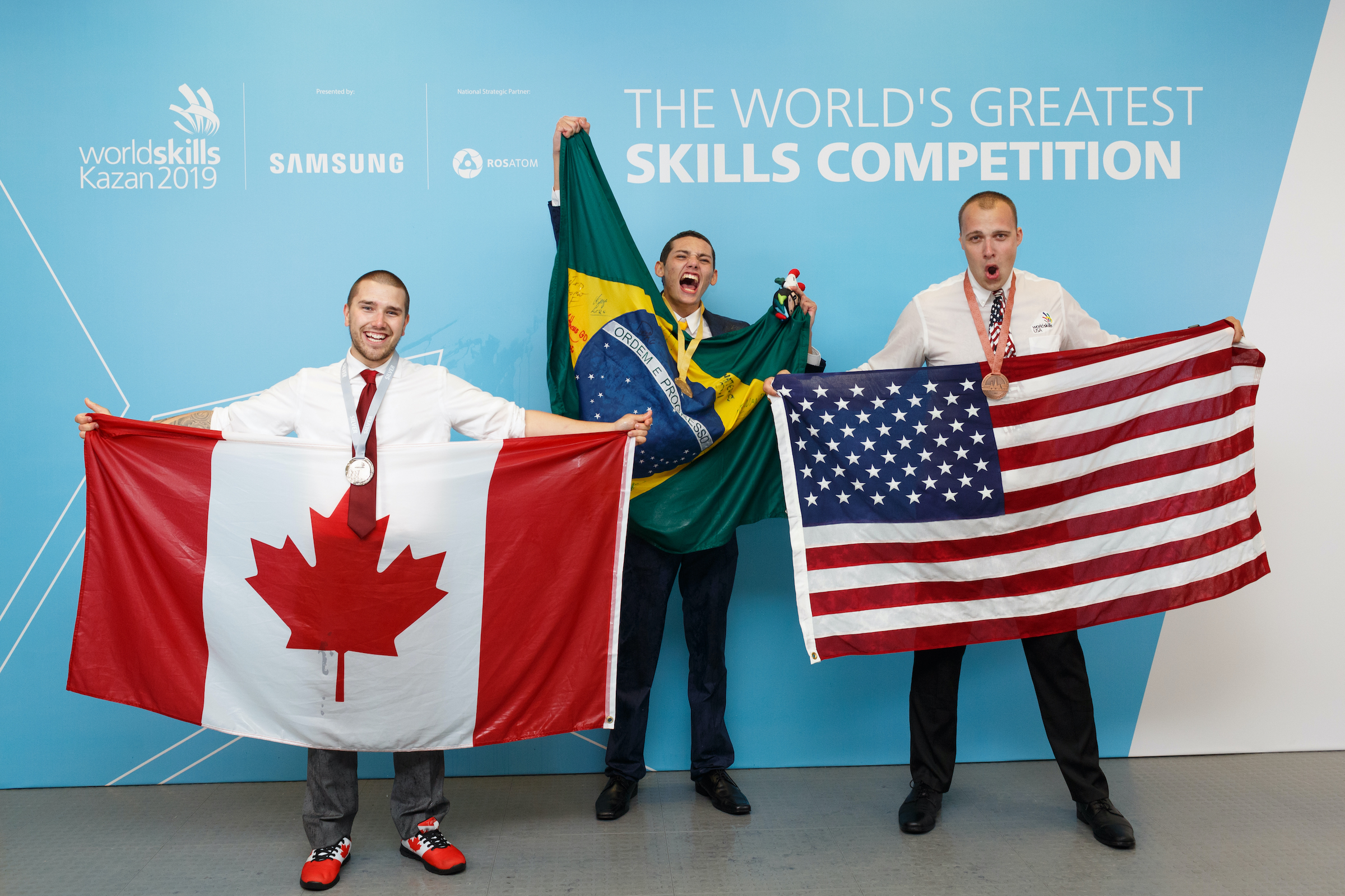 2019 WorldSkills Competition Winners – Jack Dupuis (left)