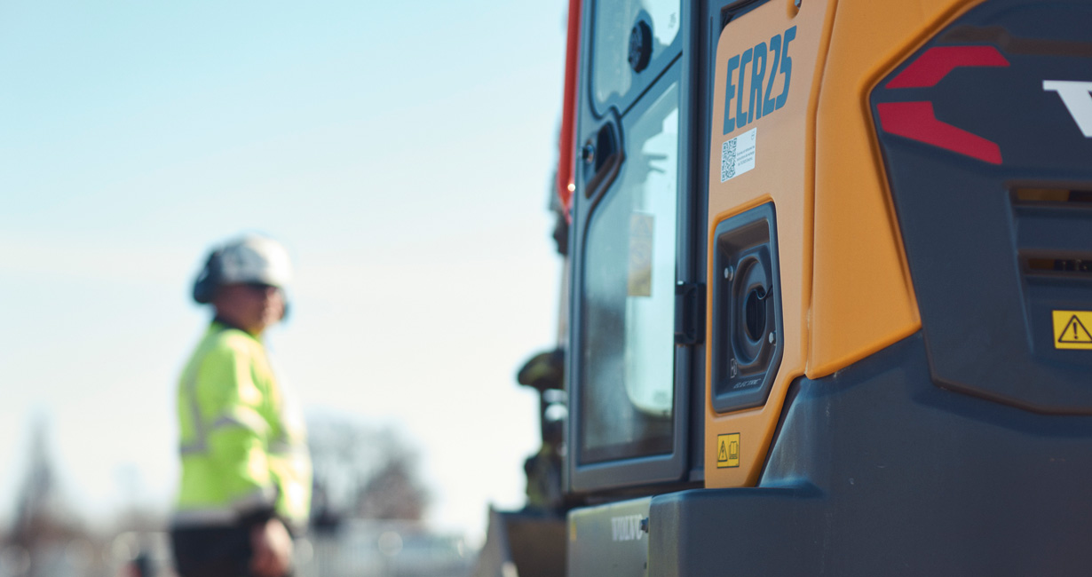 Volvo ECR25 Electric Excavator