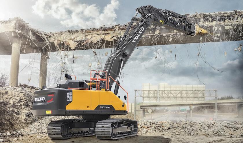 Volvo EC380E Straight Boom Excavator