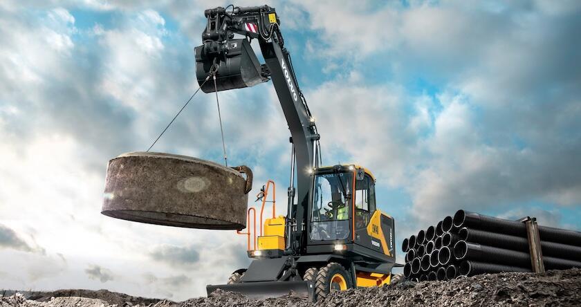 Volvo EW140 Wheeled Excavator
